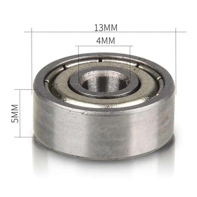 1000pcs/lot  624ZZ miniature radial ball bearing 624 624Z  shielded deep groove ball bearings 4*13*5mm