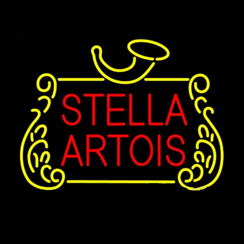 stella artois neon sign personalizado artesanal tubo de vidro real bar cerveja hotel ktv casa empresa decoracao display luz da lampada 17 x14 01