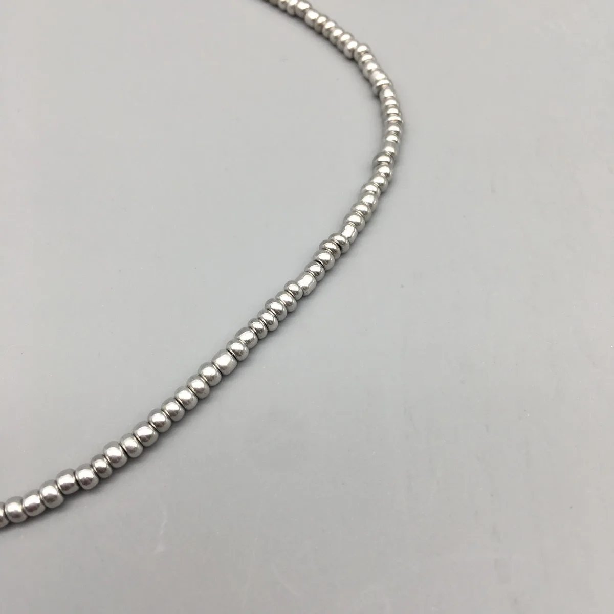 Silver Color beads Choker Female Necklace Bohemia Drop shipping Delicate Short Clavicle Necklace Women Jewelry For Women Girls