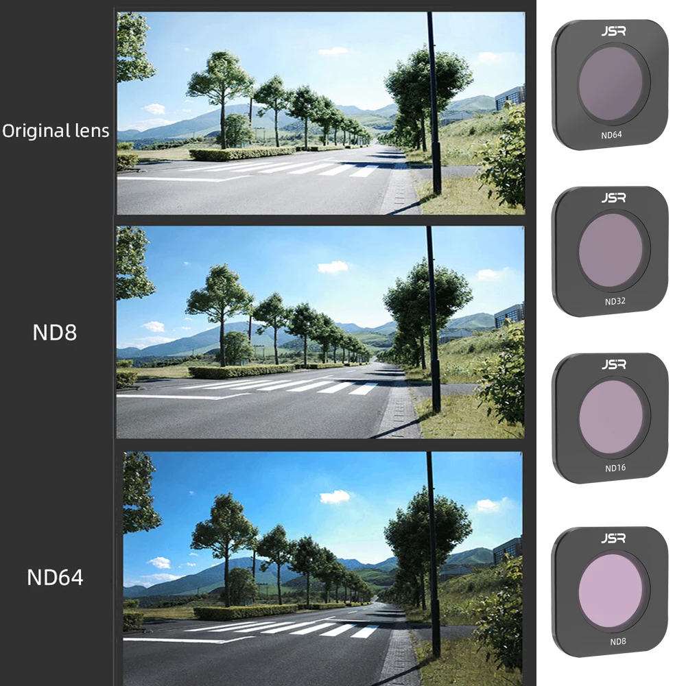 Handel Gimbal اكسسوارات تصفية NDPL8/16/32/64 محايد الكثافة القطبية CPL MCUV مرشحات ل FEIYU 2S جيب 3/4/6/8 قطعة مجموعة فاي يو