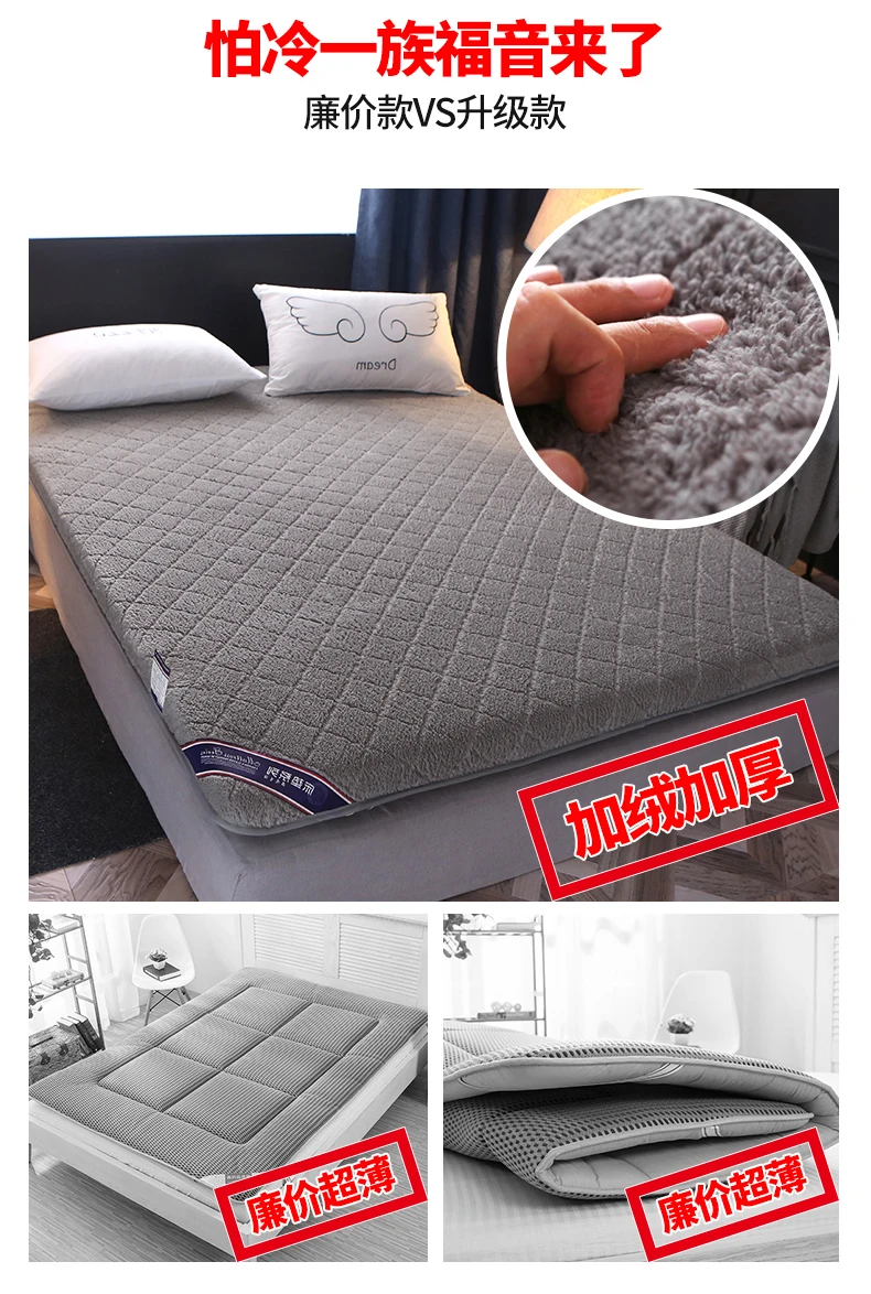 Floor Tatami Keep Warm In Winter Mattresses Student Dormitory Foldable Mats King Queen Twin Full Size Bed Product