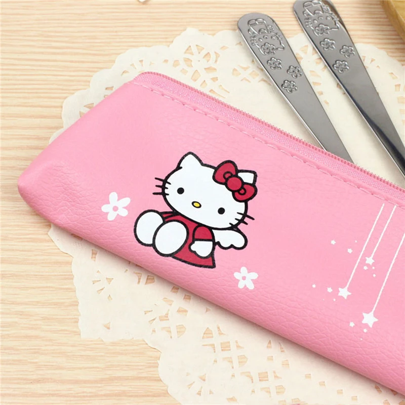 3PCS/Set Kawaii Cute Cat Stainless Steel Dinnerware Kitchen Supplies Chopsticks Utensil Flatware Spoon Fork For Kids Children