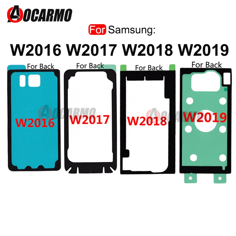 

Полный набор наклеек для Samsung Galaxy W2016 W2017 W2018 W2019 Передняя ЖК-крышка водонепроницаемая клейкая лента Замена