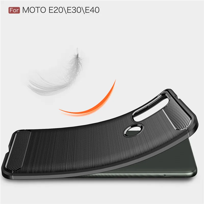 For Motorola Moto E20 E30 E40 E22 E22i E32 Carbon Fiber Case For G10 G20 G30 G50 5G G100 G31 G41 G51 G71 G22 G32 G42 G52 G72 G82