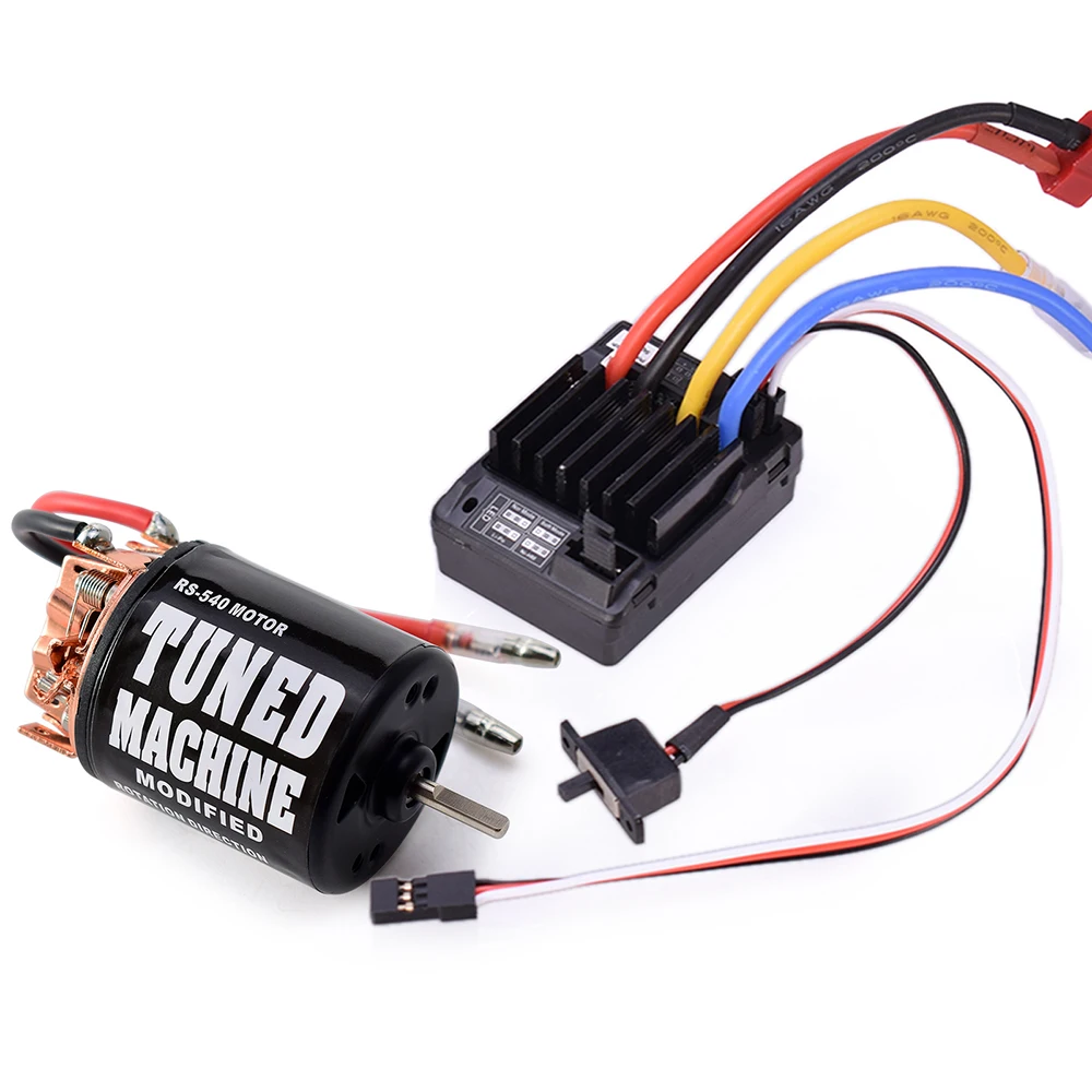 AUSTAR D60A szczotkowane ESC 60A 2-3S LiPo elektryczny regulator prędkości dla 1/10th RC samochodów turystycznych wózki Off-road samochodów ciężarowych jeździk skalny