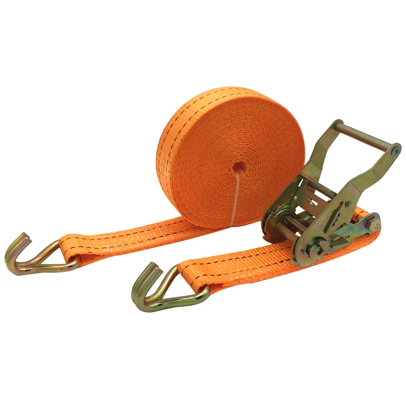 1Set high quality ratchet tie down straps with double hook Car Luggage Cargo Truck Polyster Tape Auto Bundling Belt Tension Rope