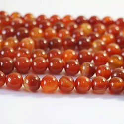 Natural red dragon vein stone carnelian onyx agat loose beads 6mm 8mm 10mm 12mm hot sale round spacer women diy jewelry 15'' A39