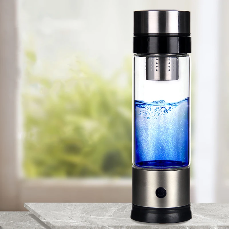 500ML Hydrogen Rich Generator Water Filter Portable Cup Ionizer H2 PEM Hydrogen alkaline Bottle Electrolysis Drink Hydrogen