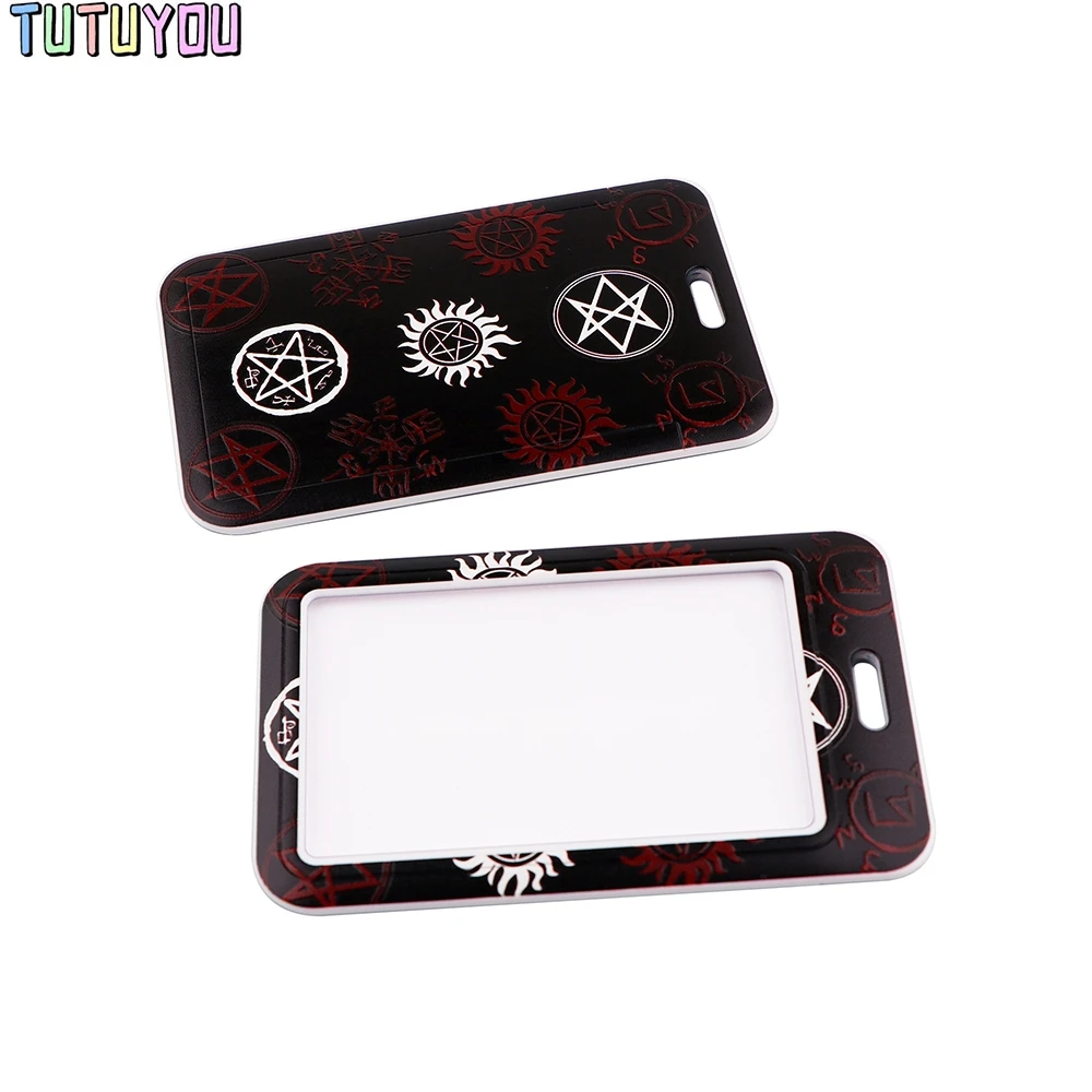 TV Show Supernatural Bank Credit Card Holder Wallet Bus ID Name Work Card Holder For Child Card Cover Business Card