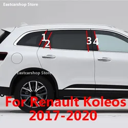 Car PC Door Window Central Middle Column Trim Decoration B C Strip Cover for Renault Koleos 2021 2017 2018 2019 2020 Accessories