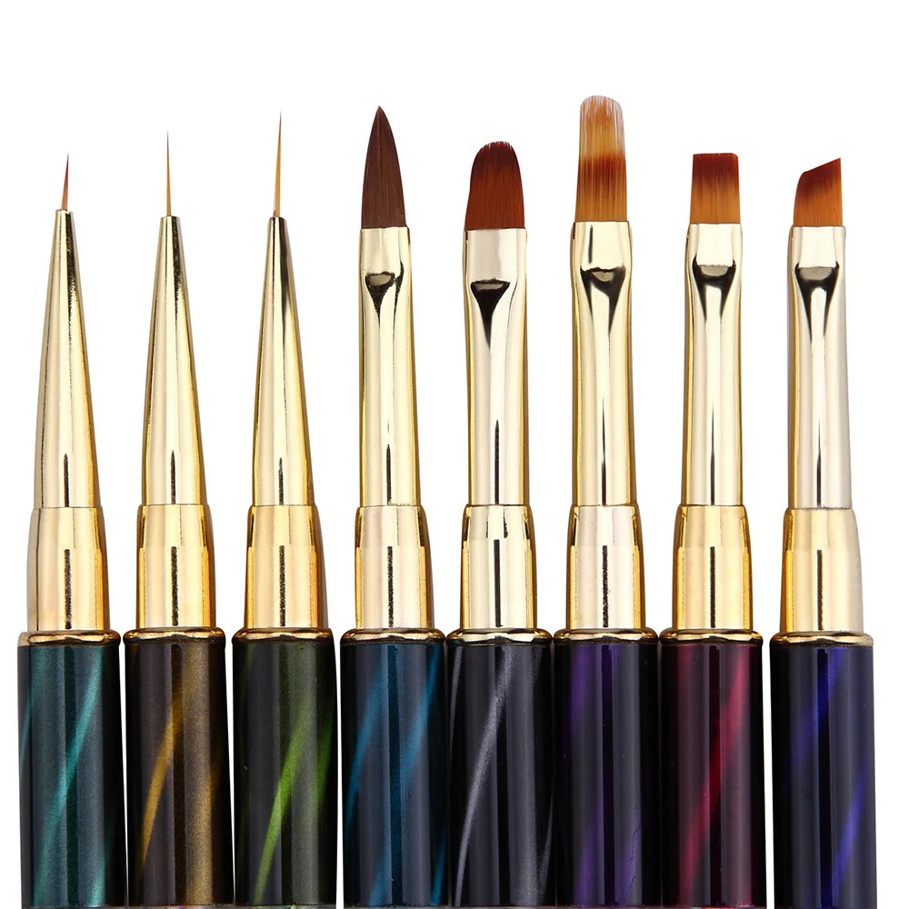 

Gel Nail Brush Acrylic Nail Art Application Brushes Painting Sculpture Pull Line Pinceau Nail Art