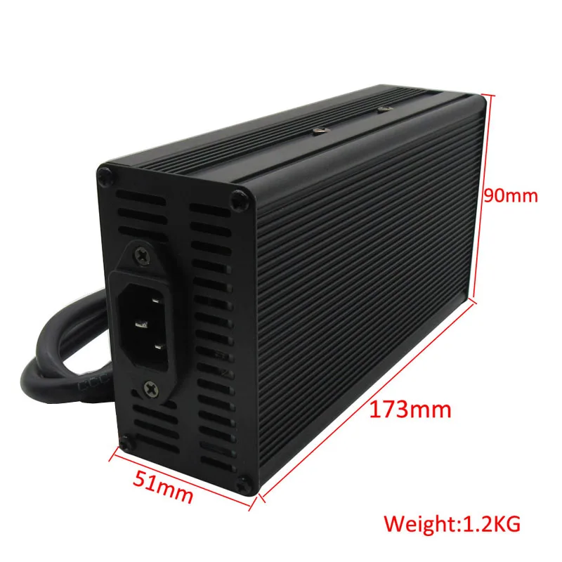 84V 4A Lithium Charger 72V 20S 6A 8A 10A Li-ion Smart Charger Input 220V / 110V For 72 Volt Battery