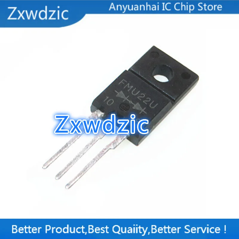 Diodo plástico recuperação rápida, FMU22U TO220F FMU-22U TO-220F FMU22UR, 5pcs