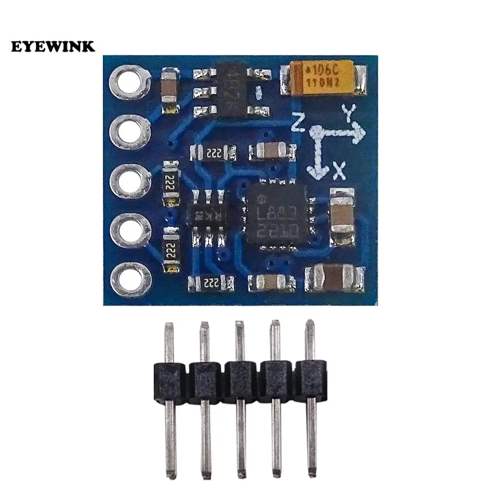 1pcs GY-271 HMC5883L QMC5883L Three 3 Triple Axis Magnetic Field Compass Magnetometer Sensor Module For Arduino IIC Board 3V-5V