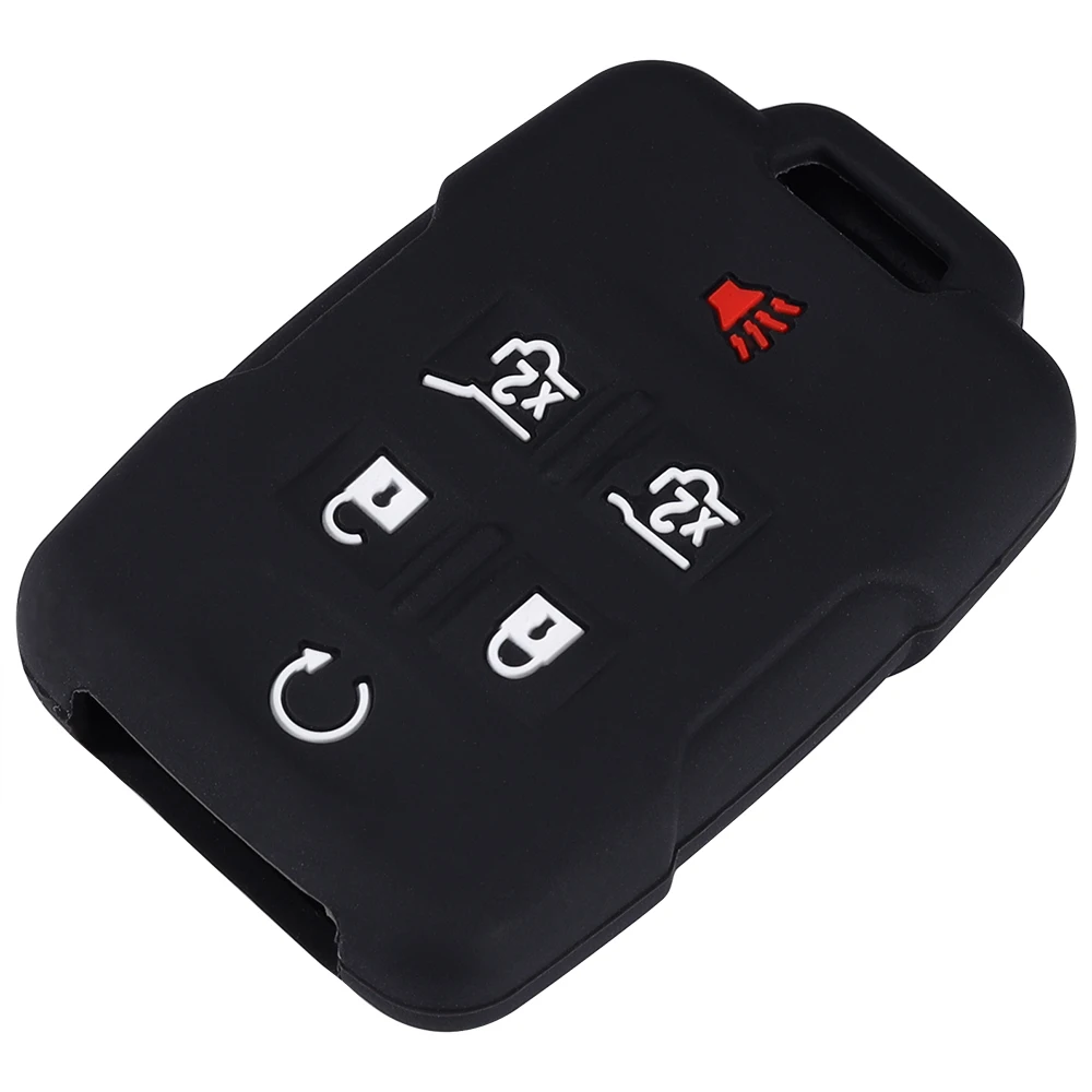 Silikonhülle Schutzhülle für Chevrolet Chevy Suburban Tahoe GMC Yukon Keyless Entry Remote 6 Tasten – Detail 7