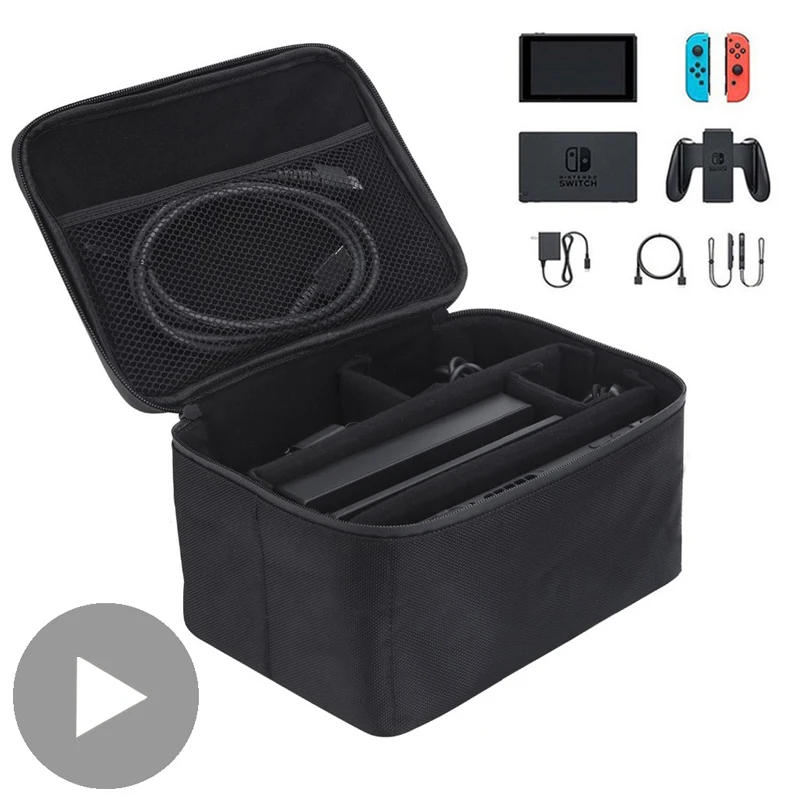 السفر حمل ل نينتندو سويتش حقيبة بطاقة الألعاب حافظة كبيرة الحقيبة تخزين غطاء NS نيتيندو نيتيندو سويتش سويب اكسسوارات شل
