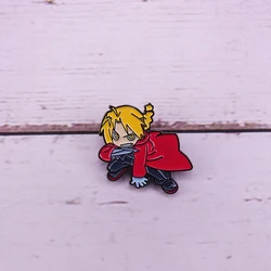 Fullmetal Alchemist Edward Elric Chibi spilla smaltata spilla ad Arakawa