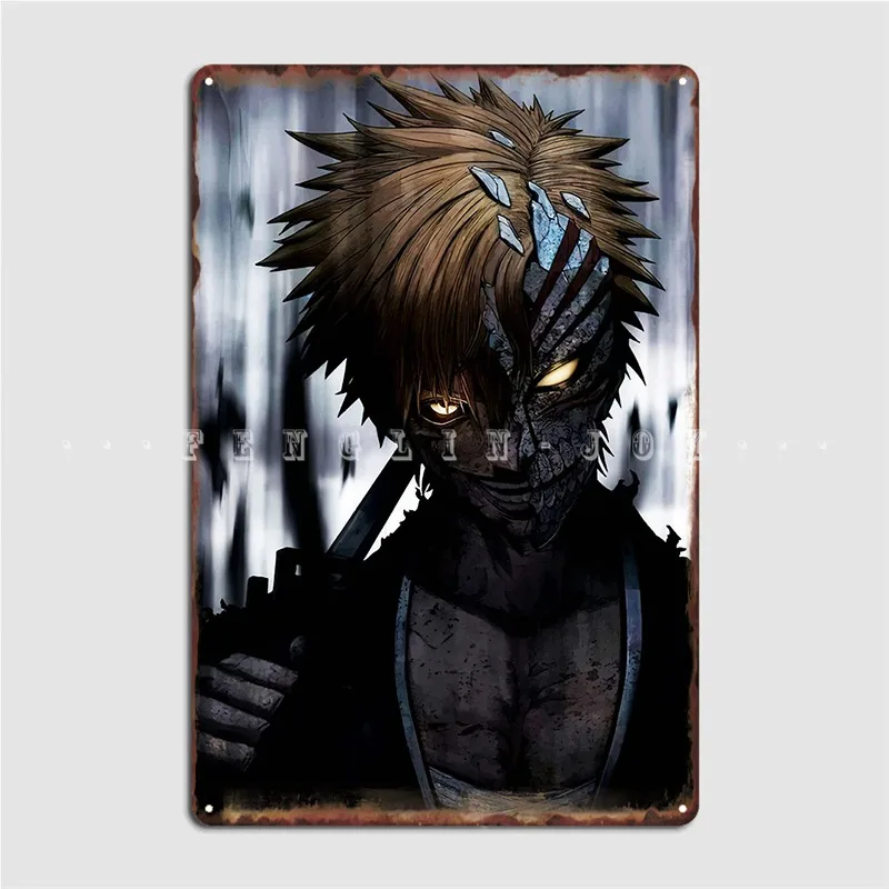 Bleach Ichigo Metal Sign Wall Plaque Printing Club Home Home Tin Sign Poster