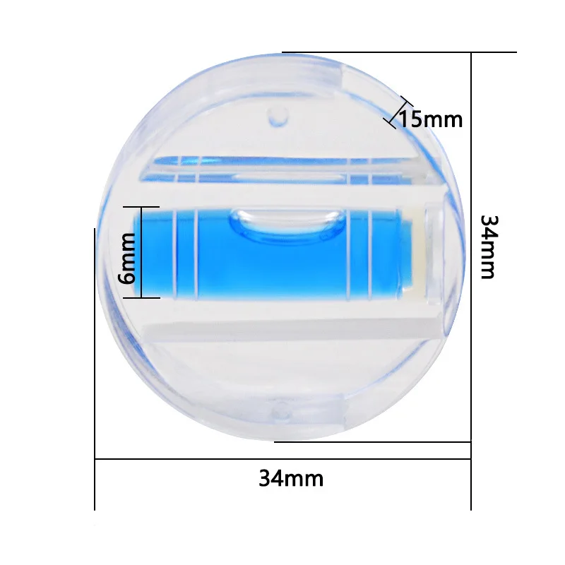 ความแม่นยำสูง Circular Mini Bubble ระดับไม้ไม้แนวนอน Bubble Mini ระดับเท้า Slope การวัดเครื่องมือ