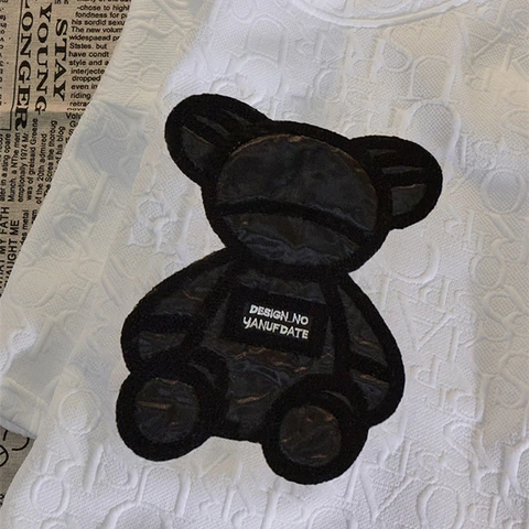 Женские футболки Harajuku из полиэстера, размеры M-5XL, белые — пример использования
