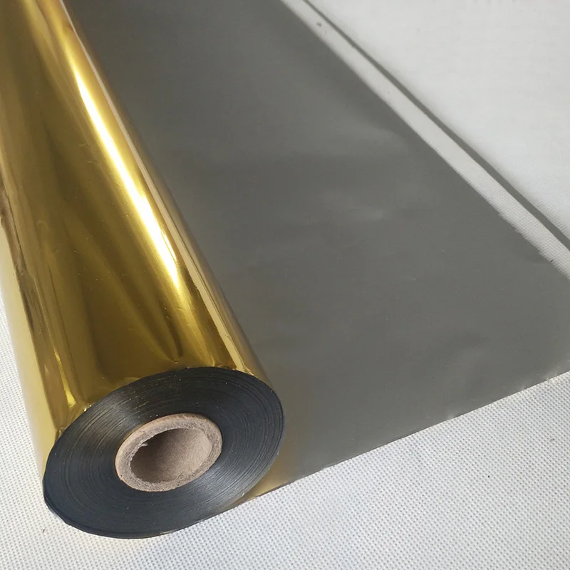 1 Roll 64cm width 120m length Gold Hot Foil Stamping Foil Paper Heat Transfer Anodized Gilded Paper