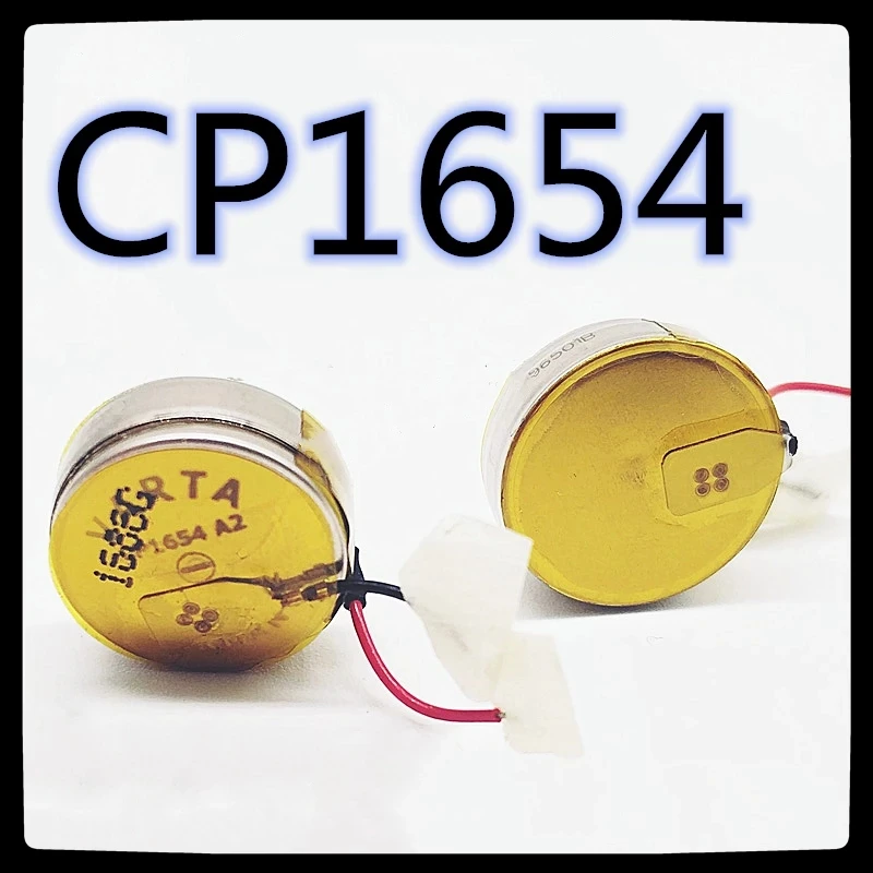 1pcs/lot CP1654 ICR stripline 3.7V CP1654 Bluetooth headset button rechargeable battery LIR 1654