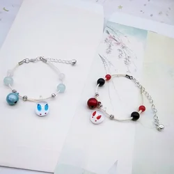 Anime Mo Dao Zu Shi Grandmaster of Demonic Cultivation Lan Wangji Wei Wuxian Rabbit Bracelet Tian Guan Ci Fu Jewelry Couple Gift