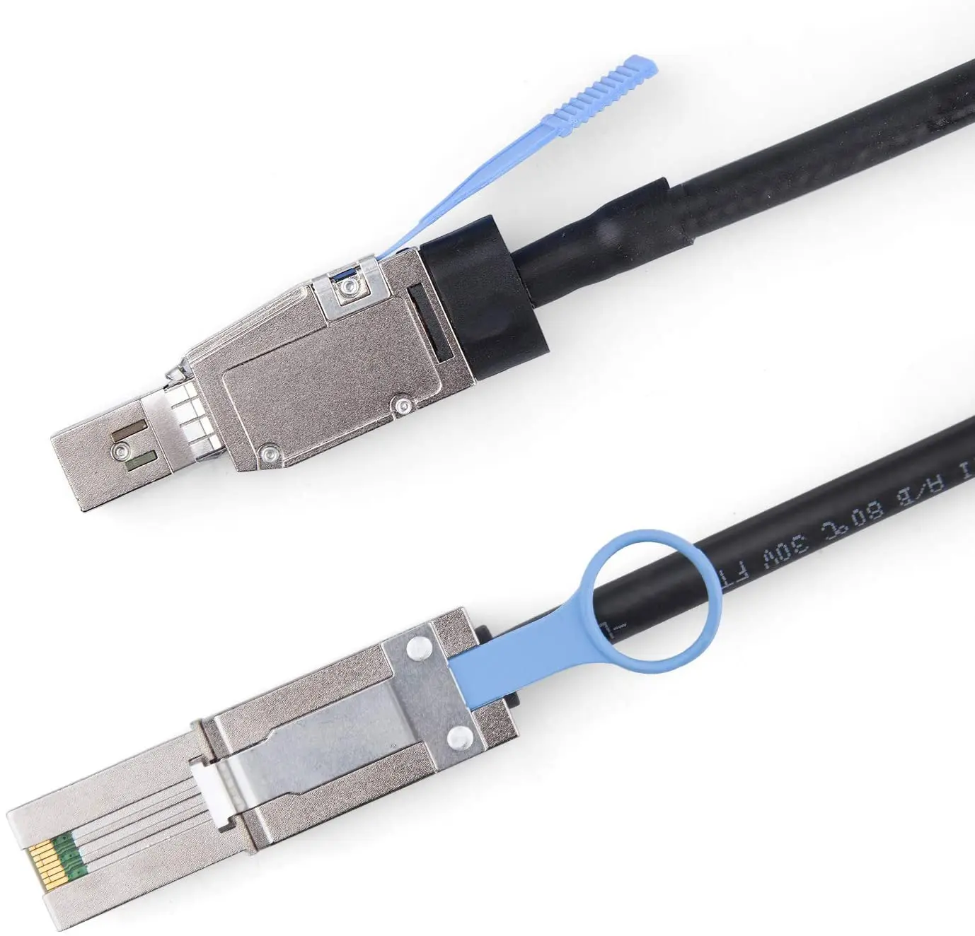 6Gbps External Mini SAS HD SFF-8644 to Mini SAS SFF-8088 Hybrid Cable, 5-Meter(16.5ft)