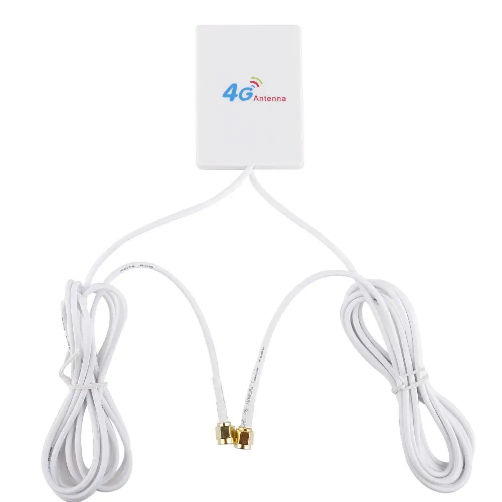 Antena deslizante dupla ts9 crc9 sma, conector para modem router de roteador 4g lte