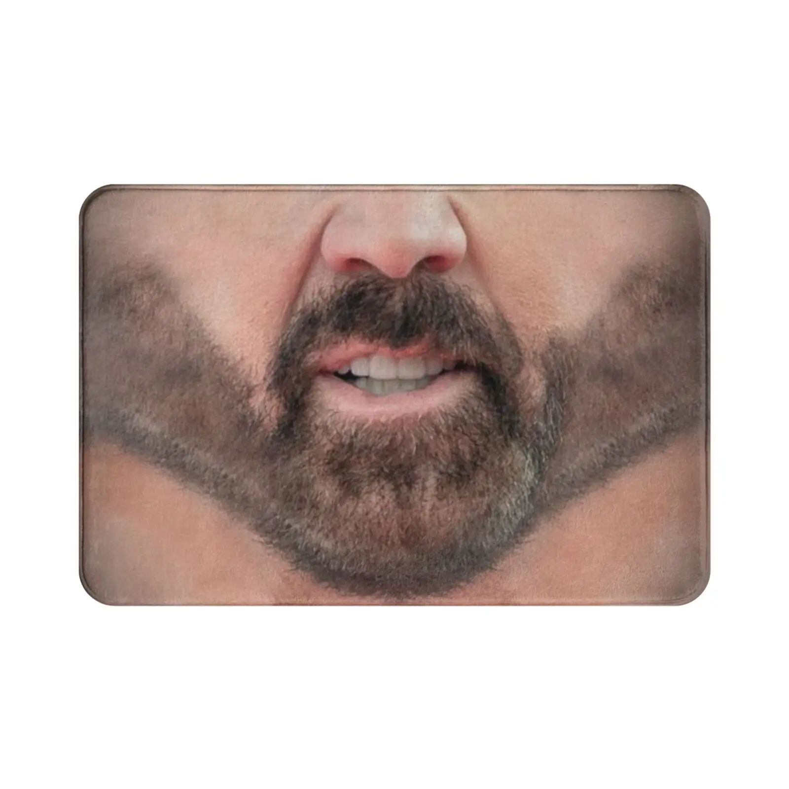 The Cage Carpet Mat Rug Cushion Soft Nicolas Cage Con Air Raising Arizona Movies Films Hollywood Realistic Face Mouth