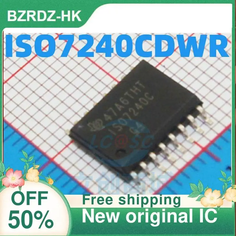 3PCS ISO7240CDWR ISO7240C SOP-16 New original IC