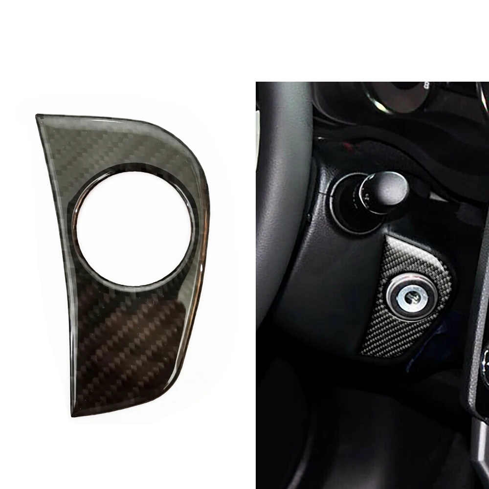 Real Carbon Fiber Key hole Sticker Ignition for Subaru FORESTER XV WRX STI CROSSTREK