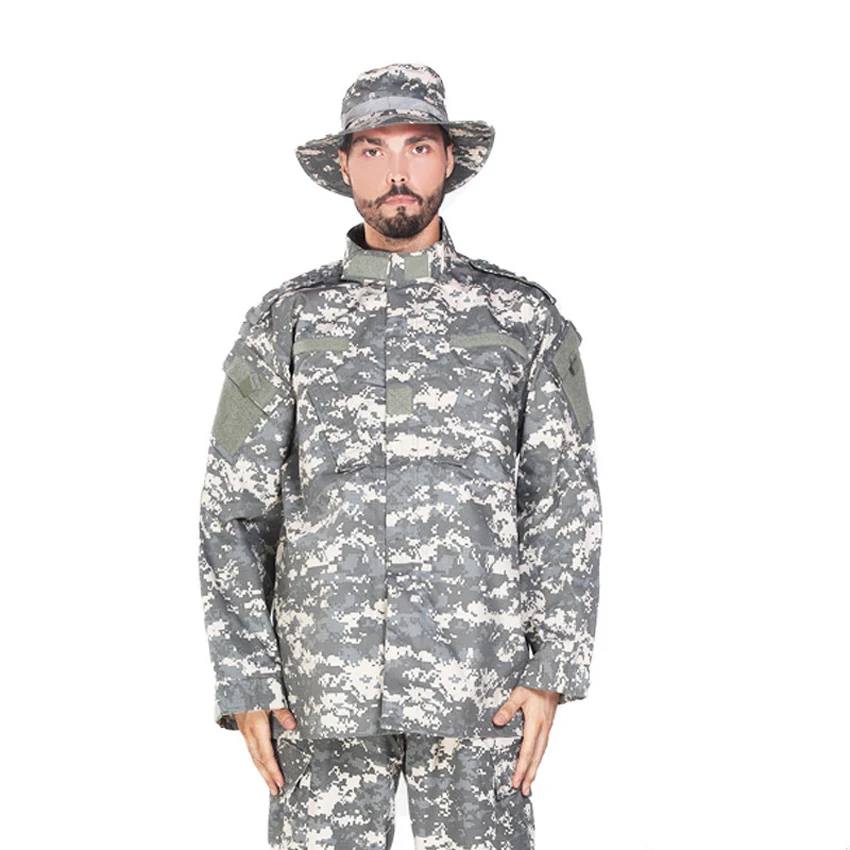 ACU Multicam Camouflage Adult Male Security Military Uniform Tactical Combat Jacket Special Force Training Army Suit Cargo Pants