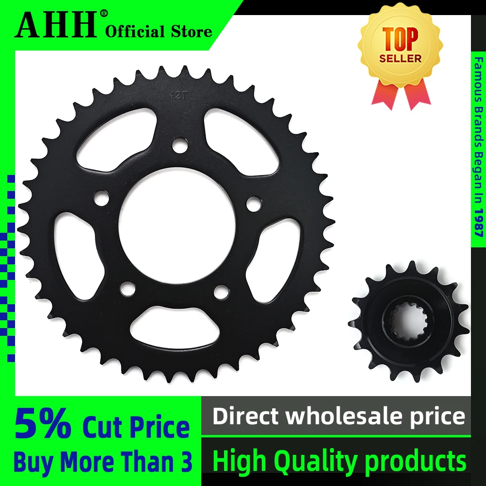 AHH A Set Front And Rear Chain Sprocket Gear Disc Wheel Kit For HONDA CB400 1992 1993 1994 1995 1996 1997 1998 CB 400 1992-1998