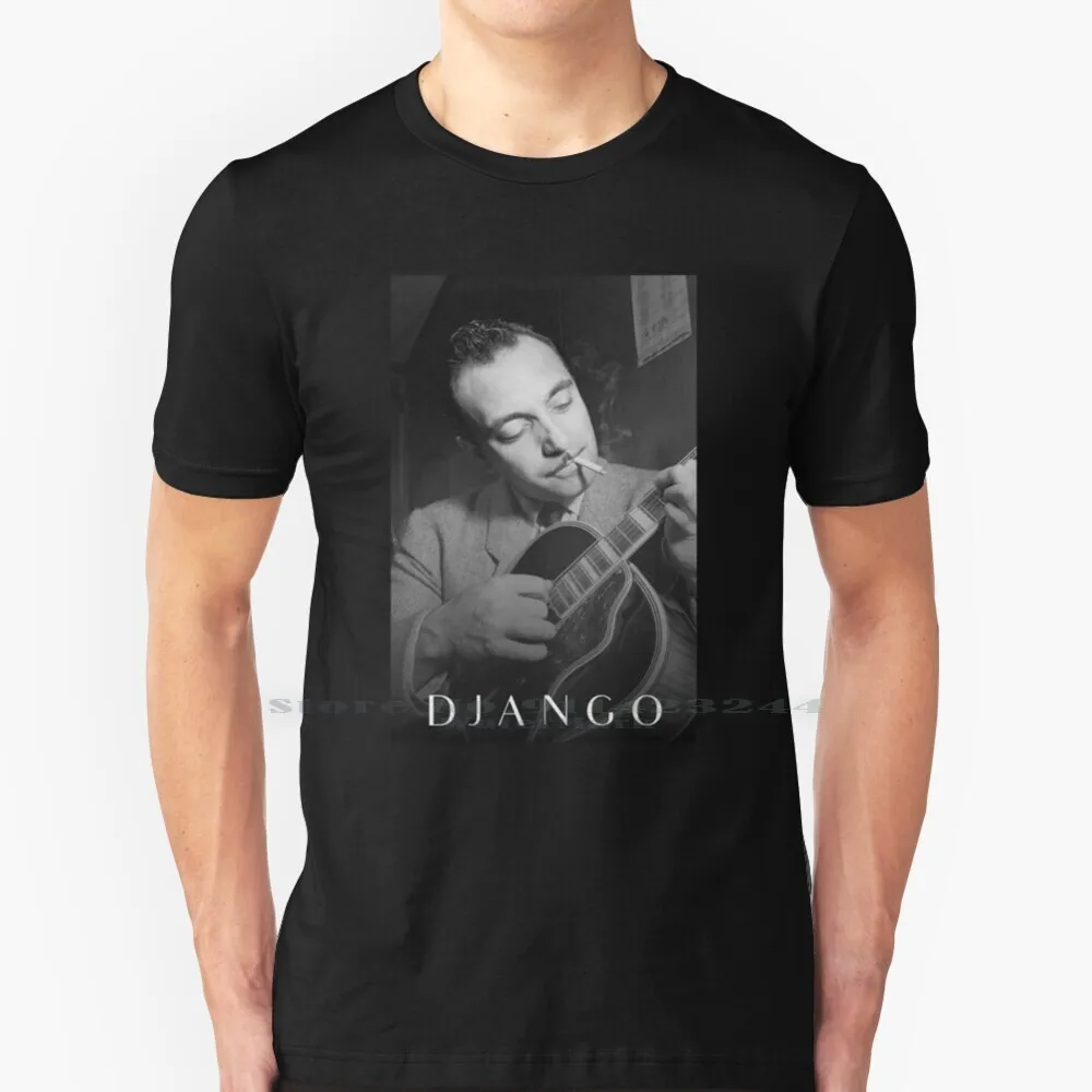 Django Reinhardt Jazz Guitarist 100% Cotton T Shirt Django Reinhardt Guitarist Player Jazz Musician Gypsy Swing Tee Short