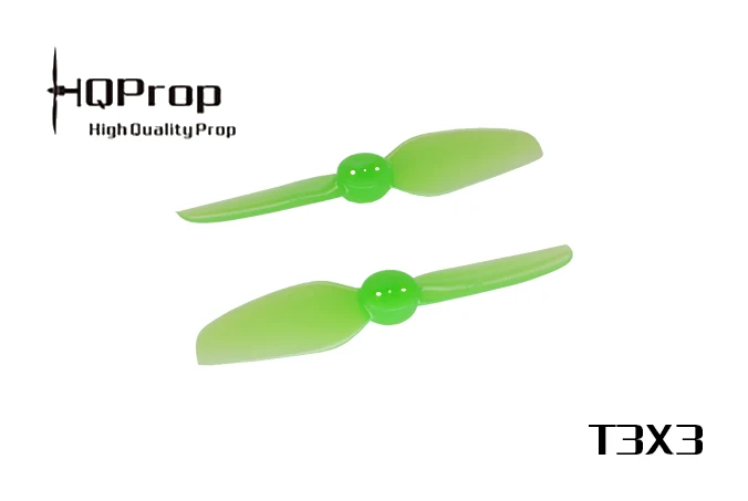 

HQPROP T3X3 3030 2-Blade 76mm PC Propeller 1.5mm for RC FPV Racing Freestyle 3Inch Toothpick Cinewhoop Drones 1104 1106