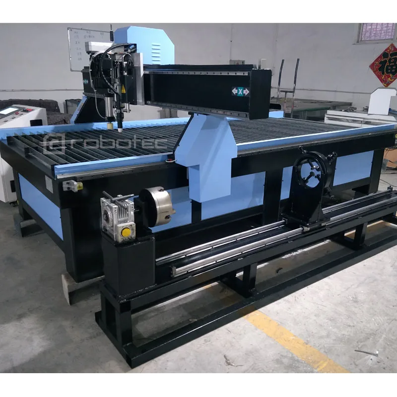 

China Price 1325 1530 2030 CNC Plasma Cutting Machine With Pipe Cutting Metal Plasma Flame Cutting Drilling Nesting Machine