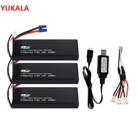 7.4V 2700mAh 10C Original Battery/USB charger for Hubsan H501S H501A H501M H501C X4 RC Quadcopter Spare Parts H501S-14