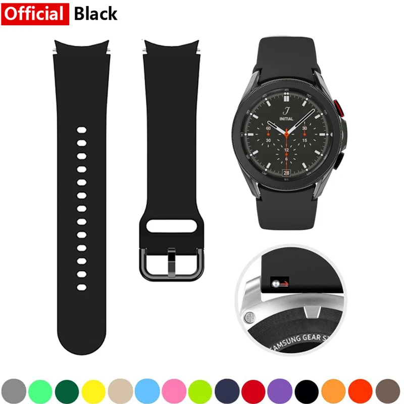 20mm Fashion Strap For Samsung Galaxy Watch 4 classic 46mm 42mm Correa smartwatch Sport Bracelet Galaxy Watch 4 44mm 40mm band