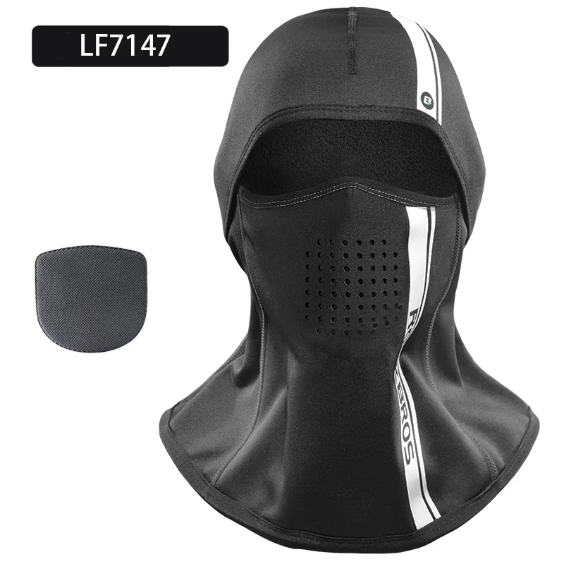 ROCKBROS Winter Gesicht Maske Radfahren Thermal Halbe Gesicht Maske Balaclava Skifahren Lauf Snownboard Sport Hut Maske Hals Wärmer Headwear