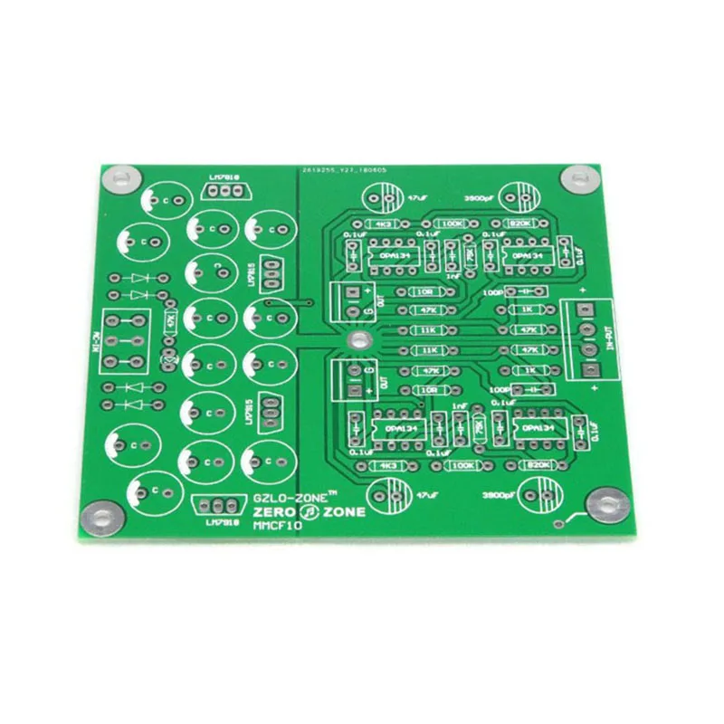 SUQIYA-MMCF10-Amplificador de retroalimentación HIFI RIAA, dispositivo de atenuación de Phono MM (imán móvil), Kit de PCB, tablero terminado