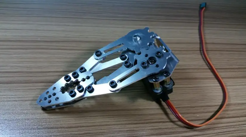 Metalowy zacisk robota chwytak robota chwytak mechaniczny chwytak ramienia z 180-stopniowymi serwomechanizmami dla Arduino DIY Project STEM części zabawek