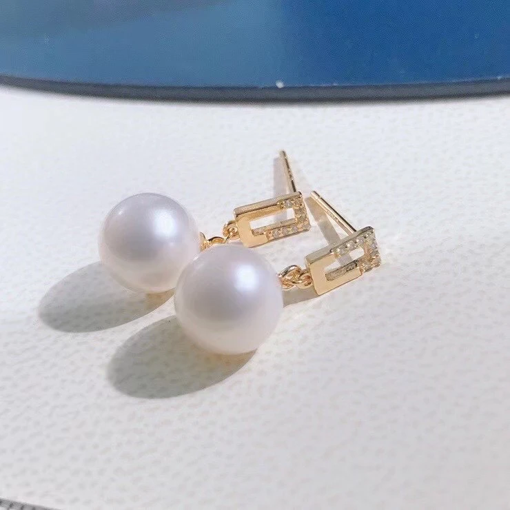 

Charm 925 Sterling Silver Earrings Findings Settings Base Mountings Parts Mounts for Coral Pearls Agate Crystal Stones Beads