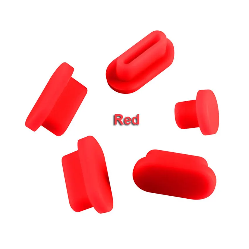 5pcs/set Silicone Anti-dust Plugs Protection Set for MacBook Pro 13 15 16 2020 Touch Bar A2251 A2141 A1932 A2159 A1706 A1534