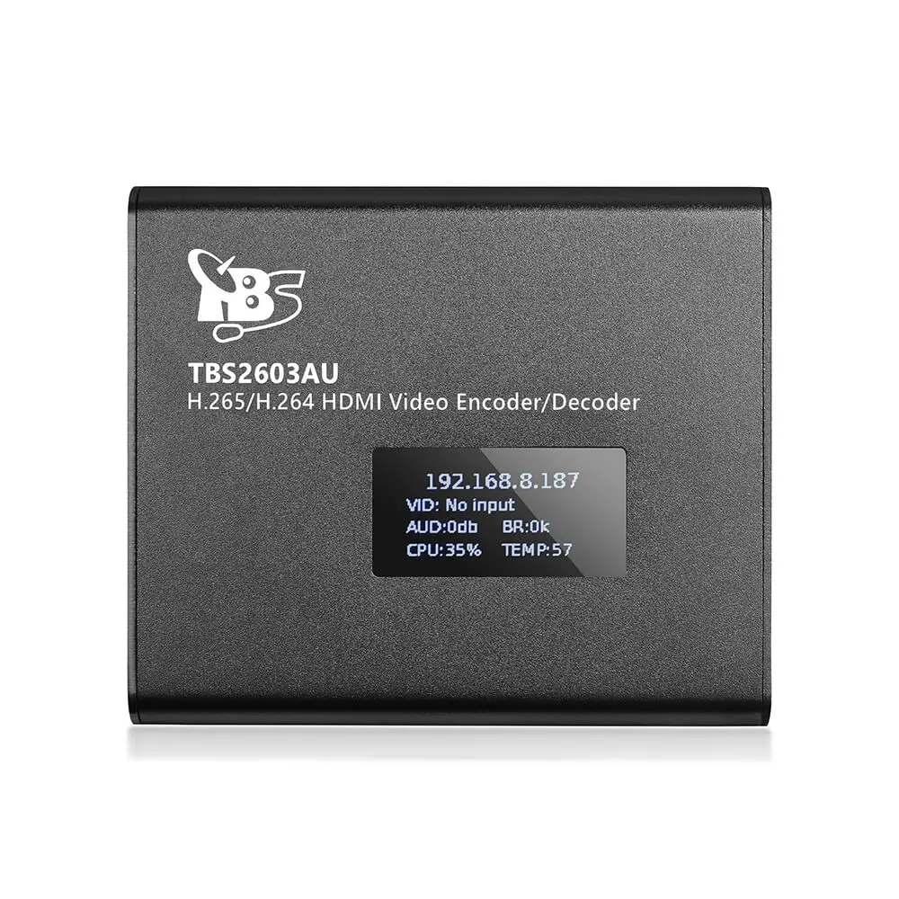 Tbs2603au ndi | hx2サポートh.265/h.264 hdmiビデオエンコーダー
