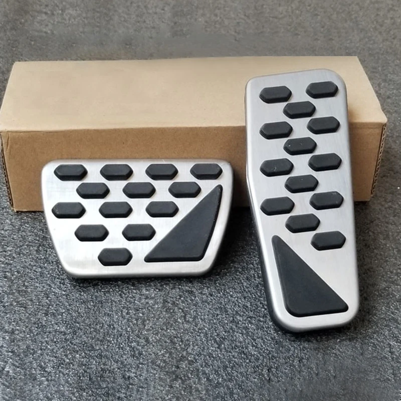 Stainless Steel Car Accelerator Pedal Brake Pedals Non Slip Cover For Jeep Wrangler JL 2018-2020 2021 JK 2007-2017 Accessories