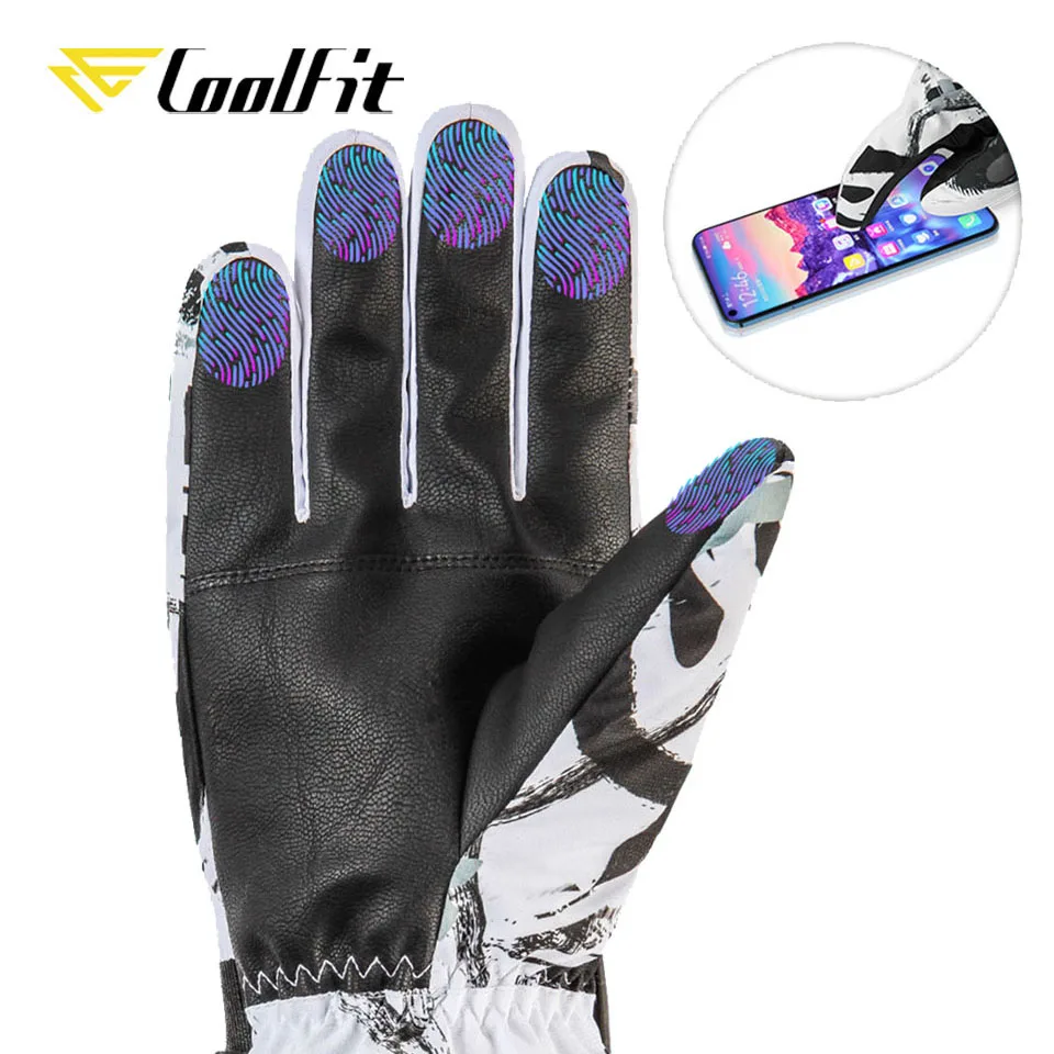 CoolFit – gants de Ski pour hommes, femmes et enfants, ultralégers, imperméables, hiver, chauds, polaire, pour faire du Snowboard, de l\'équitation,