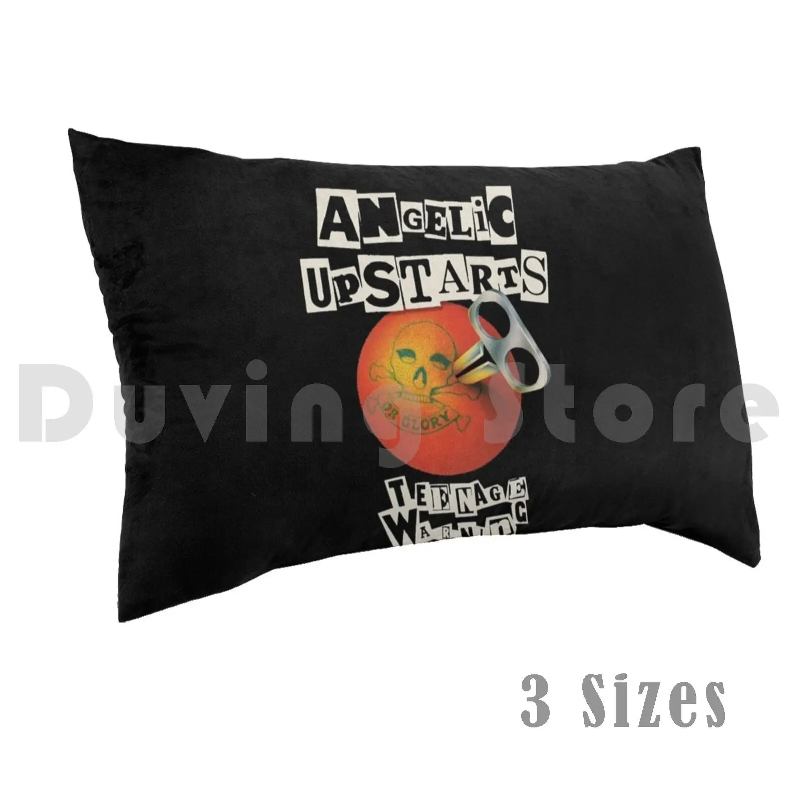 Angelic Upstarts-Teenage WarningPillow case Crass Conflict Cock Sparrer Zounds Discharge Crust Punk