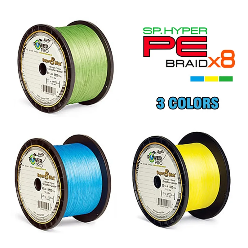 

P0WER PRO 1500YDS Braided Fishing Line 8 Strand 65 LB ~ 120LB Saltwater Freshwater Underwater Hungting Fishing Lines X8