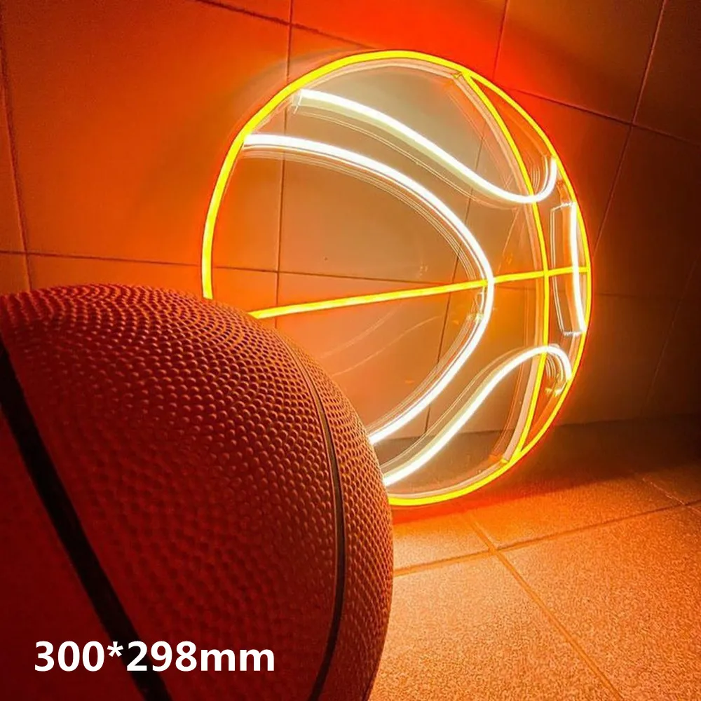 Winbo-Commercial Wall Lamp, LED Light, Basketball, Store, Club, Birthday Party, Room Decoration, Cool Neon Sign Gift